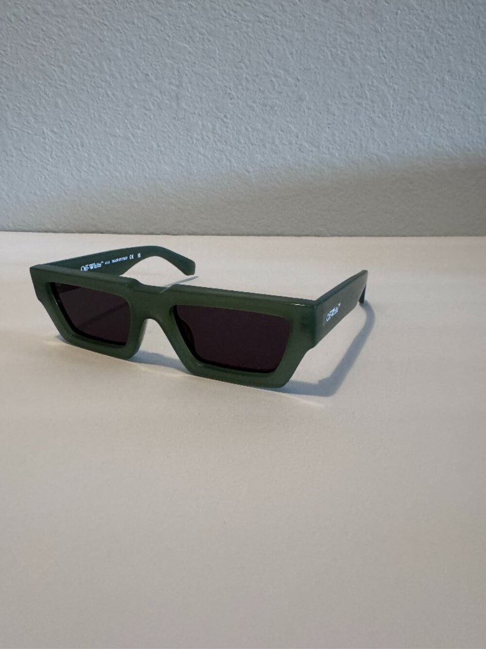 Off-White Manchester OERI129 Green Sunglasses New Authentic